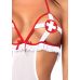 Костюм сексуальной медсестры для ролевых игр белого цвета Leg Avenue Naughty Nurse Roleplay Lingerie Set размер Оne size
 Костюм сексуальной медсестры для ролевых игр белого цвета Leg Avenue Naughty Nurse Roleplay Lingerie Set размер Оne size