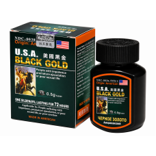 Мужские таблетки для потенции Kiki USA Black Gold 10 штук