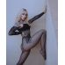 Боди с рукавами и открытым доступом черного цвета со стразами Leg Avenue Fishnet sleeved bodystocking размер Оne size Боди с рукавами и открытым доступом черного цвета со стразами Leg Avenue Fishnet sleeved bodystocking размер Оne size