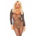 Боди с рукавами и открытым доступом черного цвета со стразами Leg Avenue Fishnet sleeved bodystocking размер Оne size Боди с рукавами и открытым доступом черного цвета со стразами Leg Avenue Fishnet sleeved bodystocking размер Оne size