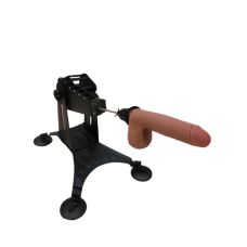 Секс машина на присосках із пультом дистанційного керування чорна з реалістичною насадкою ZSLX