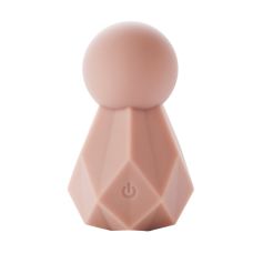 Вібратор для стимуляції клітора у вигляді кристала медичний силікон рожевого кольору Sweet Em Velvet Lure