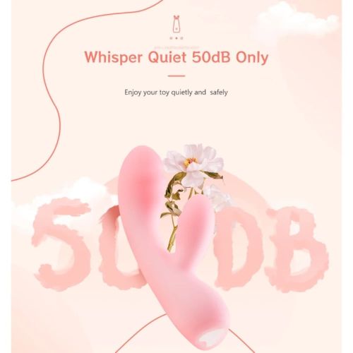 Вібратор подвійний для точки G та з відростком для клітора рожевий BeYourLover Cloud JOY Вібратор подвійний для точки G та з відростком для клітора рожевий BeYourLover Cloud JOY
