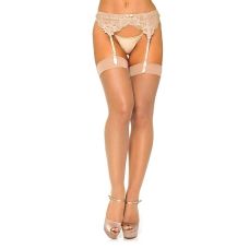 Панчохи у сітку бежевого кольору Leg Avenue розмір Оne size