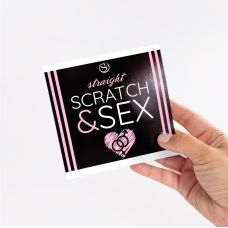 Скретч гра для пар розового цвета Secret Play Scratch & Sex Straight