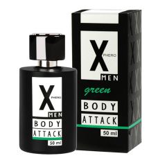Духи с феромонами для мужчин X phero Men Green Body Attack 50 ml