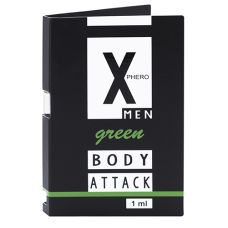 Духи з феромонами для чоловіків Aurora x phero Men Green Body Attack 1 мл