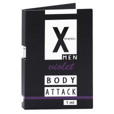 Духи з феромонами для чоловіків Aurora x phero Men Violet Body Attack 1 мл
