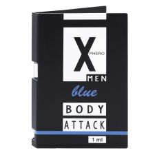 Духи з феромонами для чоловіків Aurora x phero Men Blue Body Attack 1 мл