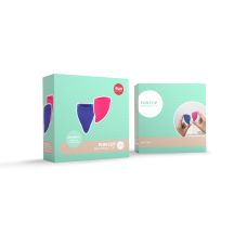 Набір менструальних чаш з силікону Fun Factory Cup Розмір А і B