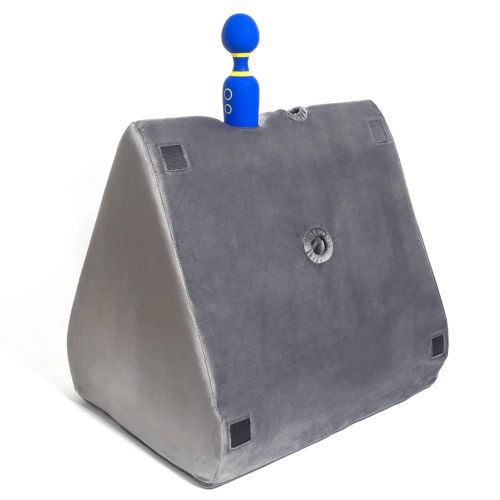 Набір подушок для позицій у сексі синього кольору з ручним надувним насосом Lockink 2 подушки