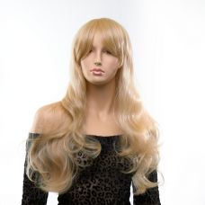 Перука з чубчиком натуральний блонд з довгим хвилястим волоссям Fetish Hair
