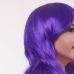 Перука довга Кучеряве з чубчиком фіолетового кольору DS Fetish