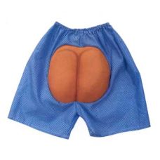 Шорты с объемной вставкой в виде ягодиц для эротических игр синие Souvenirs 