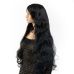 Перука чорна з довгим хвилястим волоссям Fetish Hair