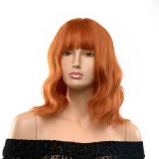 Перука з чубчиком рудий каре з хвилястим волоссям Fetish Hair