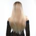 Парик омбре блонд c длинными прямыми волосами с челкой Fetish Hair Парик омбре блонд c длинными прямыми волосами с челкой Fetish Hair