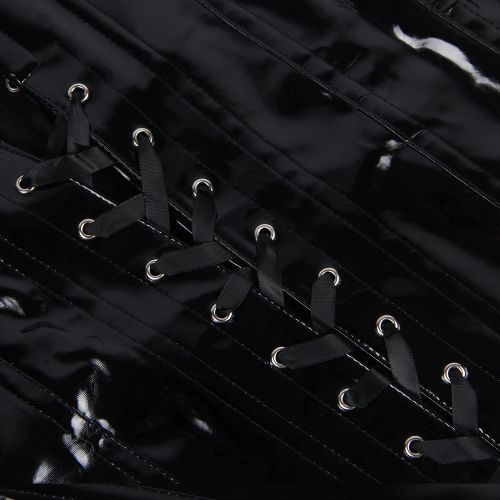 Сукня корсет зі шнурівкою з трусиками у комплекті чорного кольору Star Night розмір S