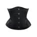 Корсет з гачками та шнурівкою чорного кольору Star Night Corset L Корсет з гачками та шнурівкою чорного кольору Star Night Corset L