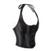 Корсет із підтримкою бюста на зав'язках стрічках із бретелями чорний Star Night 12 Plastic Bones розмір S