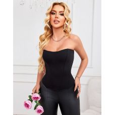 Корсет еротичний чорного кольору Star Night 6 Plastic Bones розмір XS