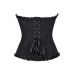 Корсет із глибоким декольте на шнурівці чорний Star Night 12 Plastic Bones розмір XS