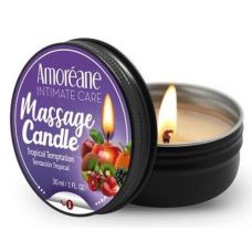 Масажна свічка для масажу з ароматом тропічних фруктів Amoreane 30 мл