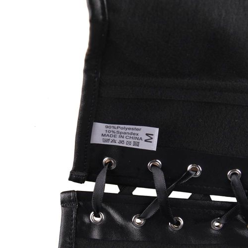 Корсет с юбкой и трусиками в комплекте черного цвета Star Night Sexy Leather размер М