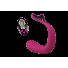 Вібратор для точки джі зі стимуляцією клітора на пульті ДУ LRS Adrien Lastic Romeo FHL