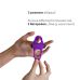Ерекційне кільце Adrien Lastic Lingus MAX Violet з вібрацією Ерекційне кільце Adrien Lastic Lingus MAX Violet з вібрацією