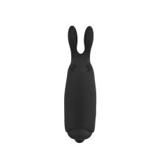 Мінівібратор чорний Adrien Lastic Pocket Vibe Rabbit