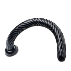 Анальний стимулятор ребристий для фістингу чорного кольору XR Brands Snake