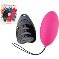 Виброяйцо вагинальное розовое с дистанционным управлением  Alive Magic Egg 3.0 