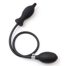 Анальний стимулятор для фістингу, що розширюється, зі 100% медичного латексу чорного кольору XESE