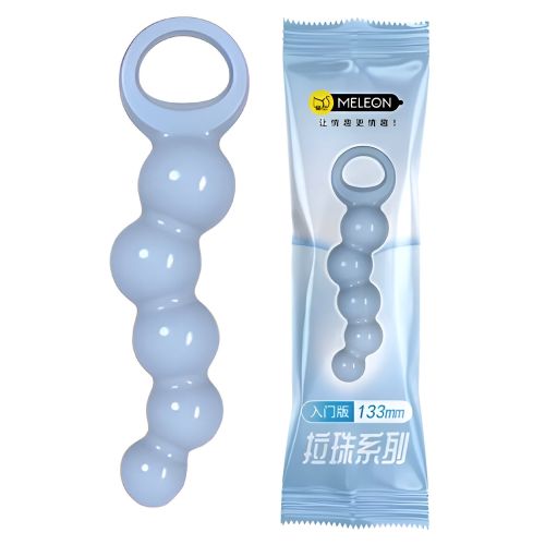 Анальные бусы синего цвета Meleon Anal Beads  AP-27