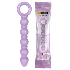 Анальные бусы фиолетового цвета Meleon Anal Beads AP-28