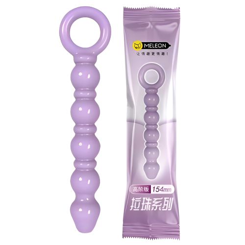 Анальные бусы фиолетового цвета Meleon Anal Beads AP-28