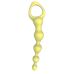 Анальные бусы с кольцом желтого цвета Meleon Anal Beads AP-29