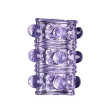 Насадка на член гелева бузкового кольору SKN модель AR011