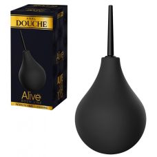 Анальный душ спринцовка черная Alive Anal Douche размер S