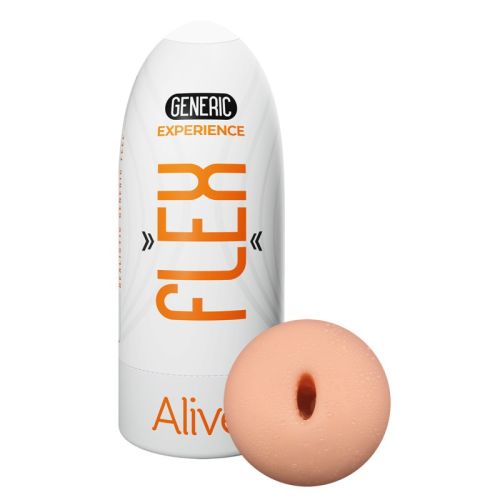 Мастурбатор мужской в колбе анус телесный Alive Flex Generic размер M