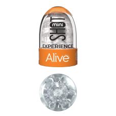 Мини мастурбатор для мужчин прозрачный Alive Mini Shot Experience 