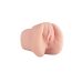Мастурбатор реалистичный с двумя отверстиями вагина и анус бежевого цвета Alive Lola  размер L