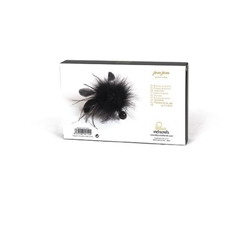 Метёлочка из перьев черная для БДСМ Pom Pom Bijoux Indiscrets