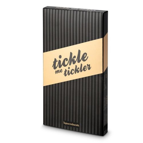 Перьевая щекоталка для БДСМ-игр Tickle Me Tickler  Bijoux Indiscrets черная