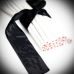 Атласные ленты-наручники для БДСМ Silky Sensual Bijoux Indiscrets черный
