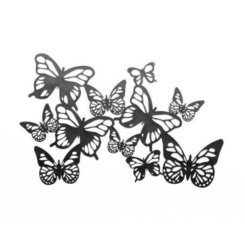 Маска-бабочки на глаза на стикерах для БДСМ SYBILLE Bijoux Indiscrets черный