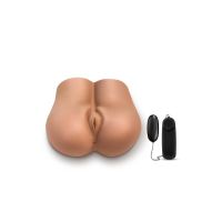 Мастурбатор півторс два отвори Анус і Вагіна з віброкулею та пультом управління тілесного кольору Blush X5 Men