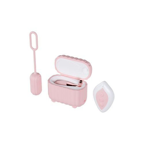 Набір вібраторів з пультом та кейсом рожевий Blush Play With Me 2 штуки