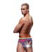 Чоловічі труси з відкритими сідницями різнокольорові Envy Menswear Rainbow Hearts розміри S/M Чоловічі труси з відкритими сідницями різнокольорові Envy Menswear Rainbow Hearts розміри S/M